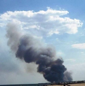 Marina di Ginosa – Metaponto: Vasto incendio mette a rischio ettari di pineta