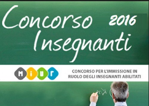 concorso scuola 2016