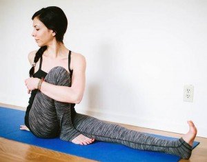 yoga torsione del tronco