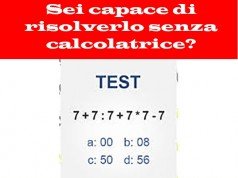 Indovinello matematico dei sette – Solo per esperti