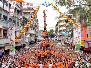 Cwelebrazione di Krishna Janmasthami in India