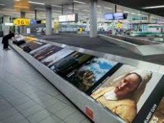Amsterdam: l’arte sul nastro traportatore in aeroporto