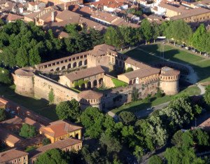 Veduta dall'alto di Imola