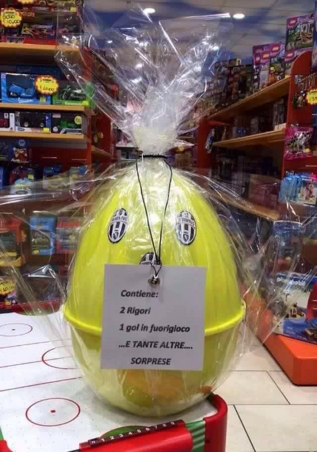 uovo di pasqua juventino